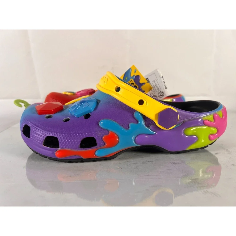 CROCS‎ Gushers Classic Clog 211487 with Jibbitz Unisex Men's 7 Womens 9